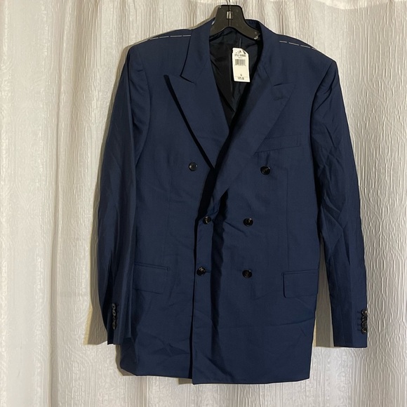 Simon Spurr Marine Blue Double Breasted Blazer Suit - Picture 2 of 8